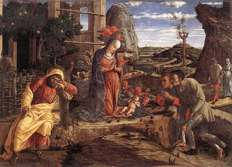 MANTEGNA, Andrea The Adoration of the Shepherds sf china oil painting image